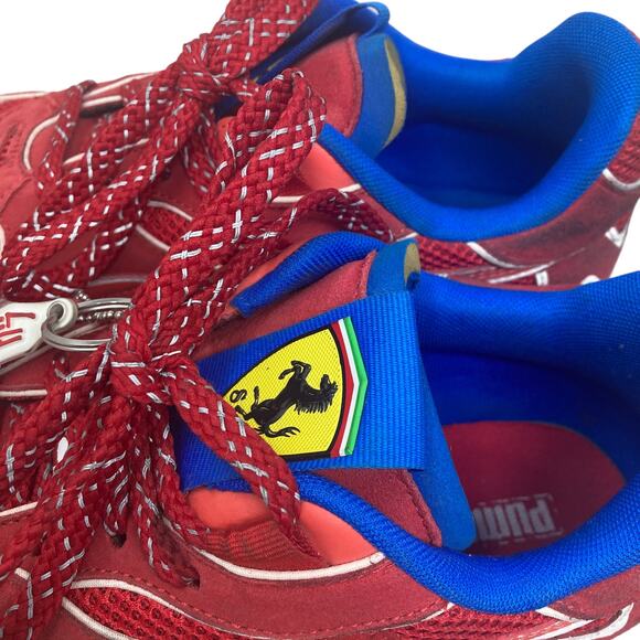 Puma Sneakers Scuderia Ferrari x Joshua Vides RS-X Mens US 12 Red - Picture 6 of 11
